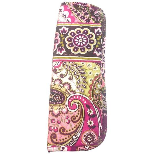 Vera Bradley Hot Tools Flat/Curling Case in IronVery Berry Paisley - Picture 1 of 7